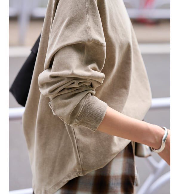 FRAMeWORK「ウェットオゾン加工L/Tee」|Tシャツ・カットソー|