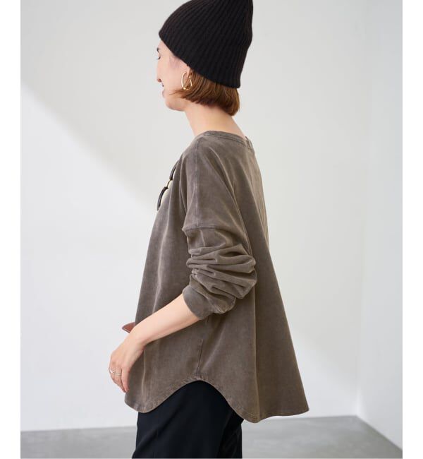 FRAMeWORK「ウェットオゾン加工L/Tee」|Tシャツ・カットソー|