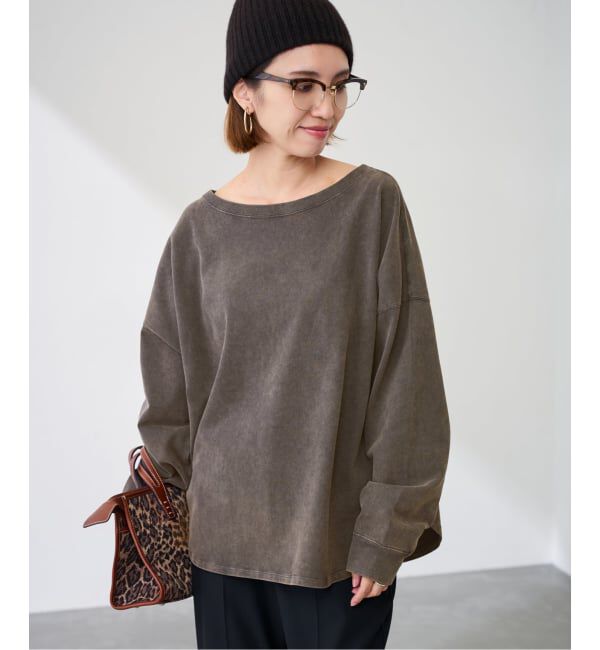 FRAMeWORK「ウェットオゾン加工L/Tee」|Tシャツ・カットソー|