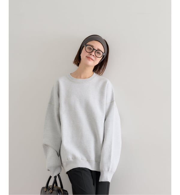 U by SPICK&SPAN「スウェットライクニット」|ニット・セーター|