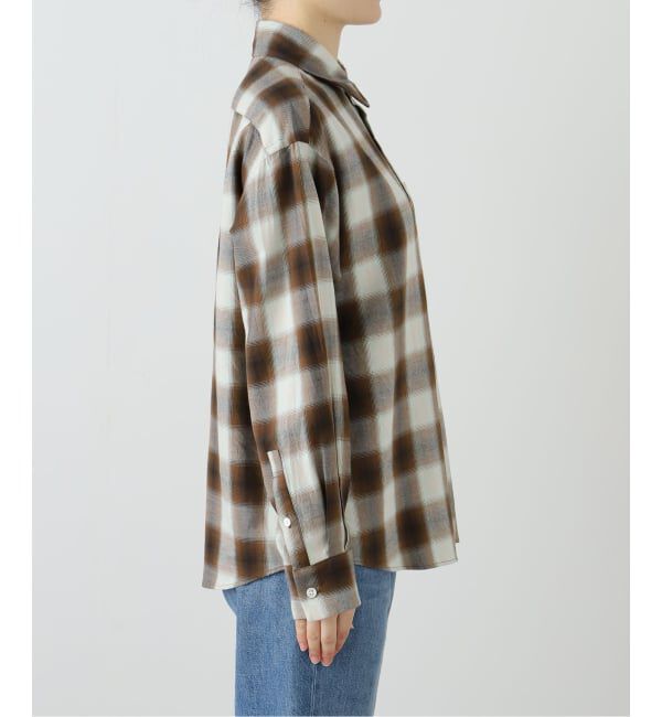 FRAMeWORK「コットンキュプラチェックシャツ」|シャツ・ブラウス|