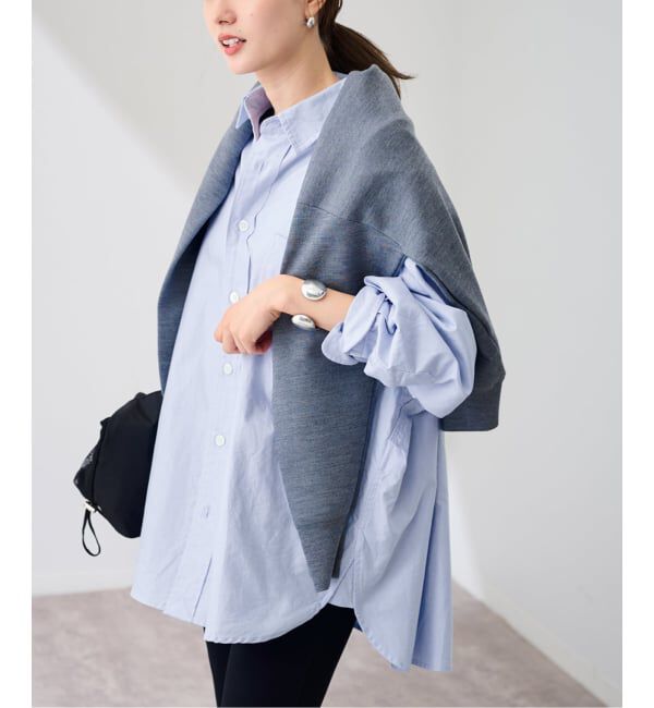 FRAMeWORK「オックスXXL-シャツ」|シャツ・ブラウス|ブルー A