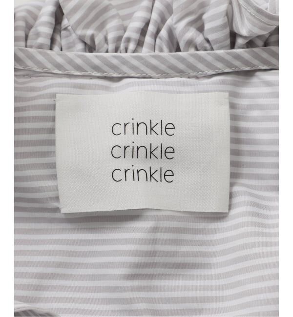 Spick and Span「《WEB限定追加》crinkle crinkle crinkle 別注 frill coller shirts*」|シャツ・ブラウス|
