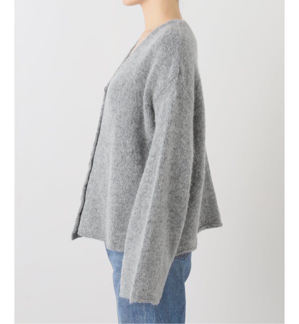 Spick and Span「.blacktogrey / ブラックトゥーグレー V-neck Knitted Cardigan」|カーディガン|