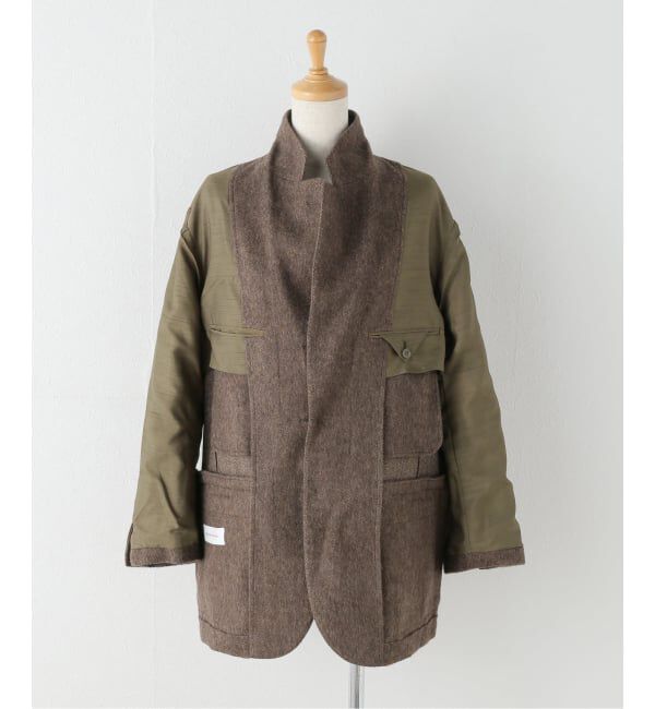 NOBLE「《NOBLE別注》COUTURE D&rsquo;ADAM/クチュールドアダム ツィードシングルジャケット」|テーラードジャケット|