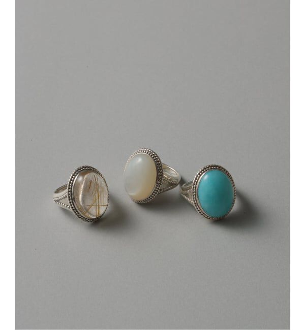 Spick and Span「【SAMH by LILAS】ホワイトムーンストーンリング SV」|リング|