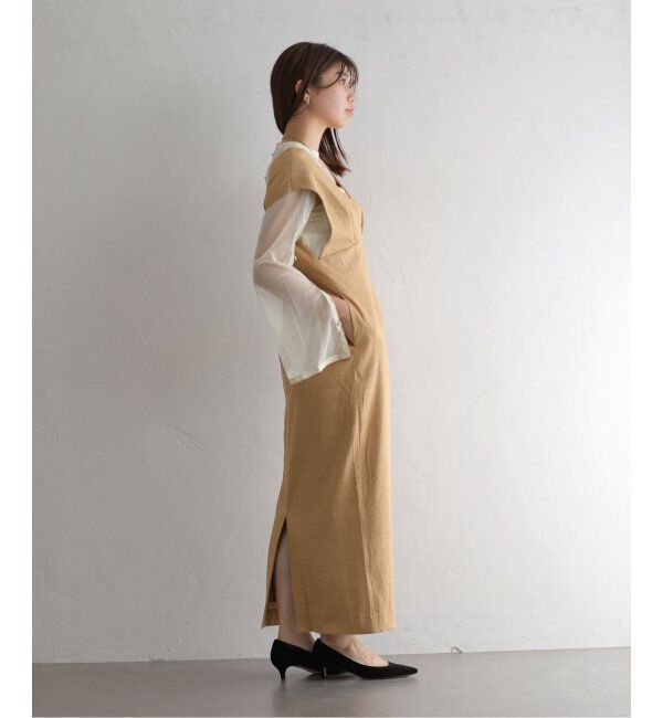  「Vラインジャガードドレス」|ドレス|