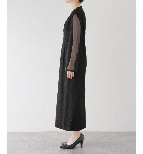  「Vラインジャガードドレス」|ドレス|