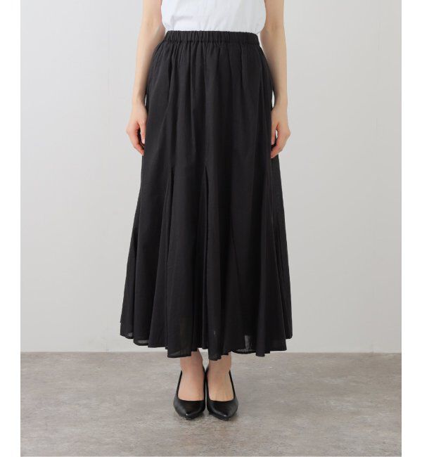  「《追加》【洗える】コットンローンマチフレアスカート」|スカート|