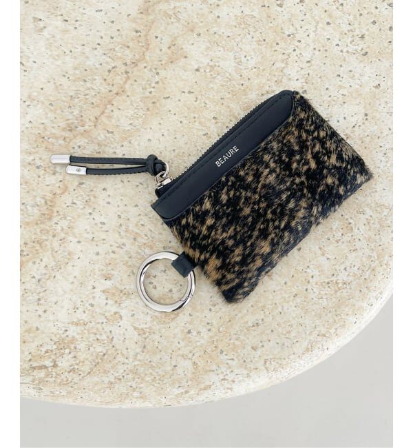  「BEAURE/ビュレ チャームポーチ」|ポーチ|ブラック