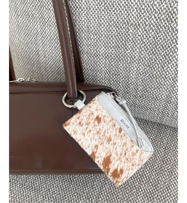  「BEAURE/ビュレ チャームポーチ」|ポーチ|シルバー