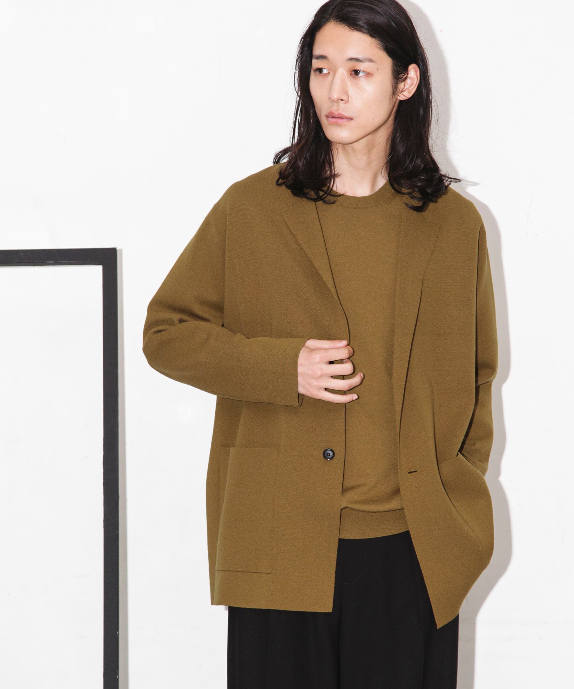 nano･universe「｢ESSENTIAL LINE｣ミラノリブジャケット」|テーラードジャケット|