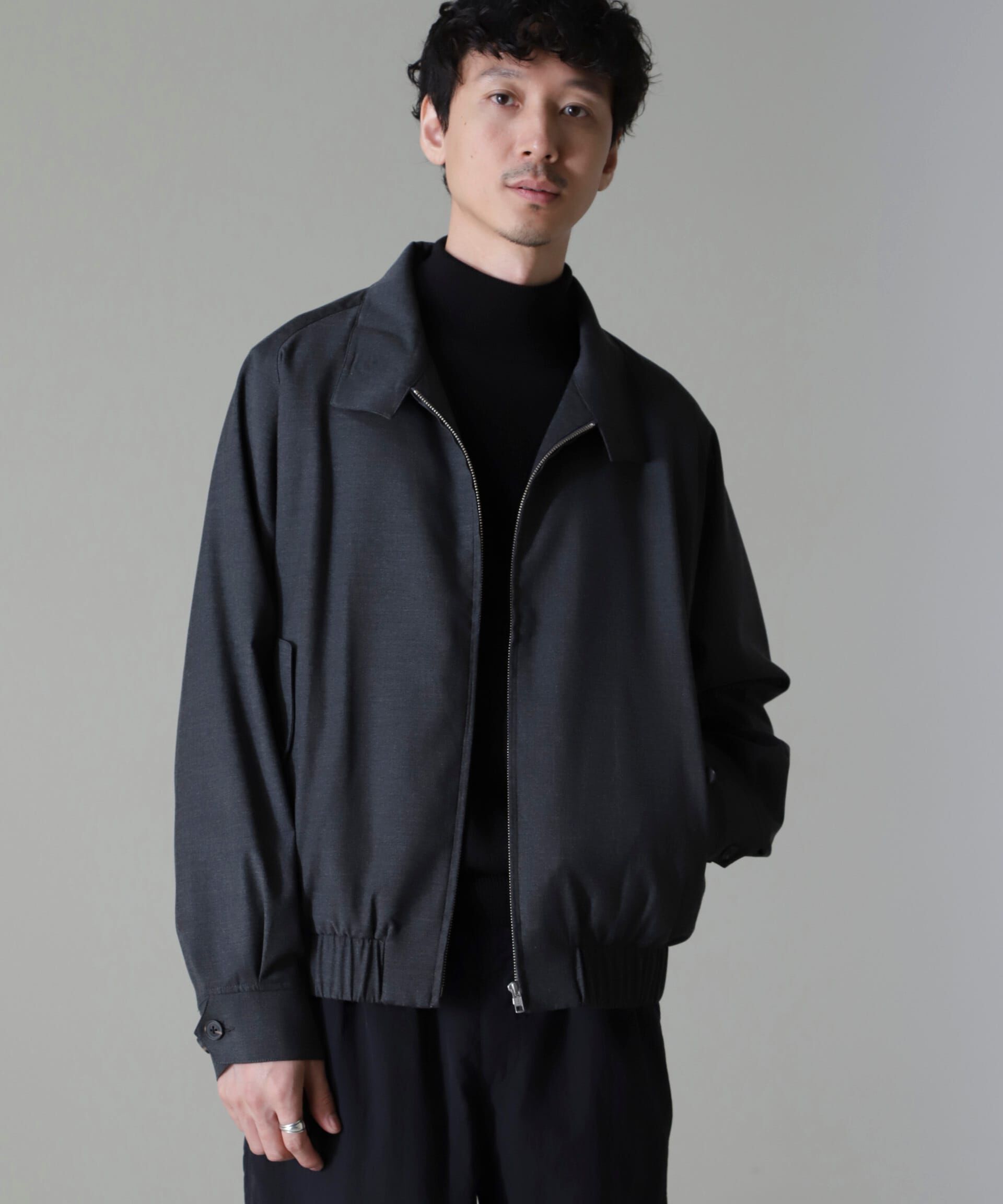 nano･universe「CARREMAN スタンドブルゾン」|ブルゾン・スタジャン|