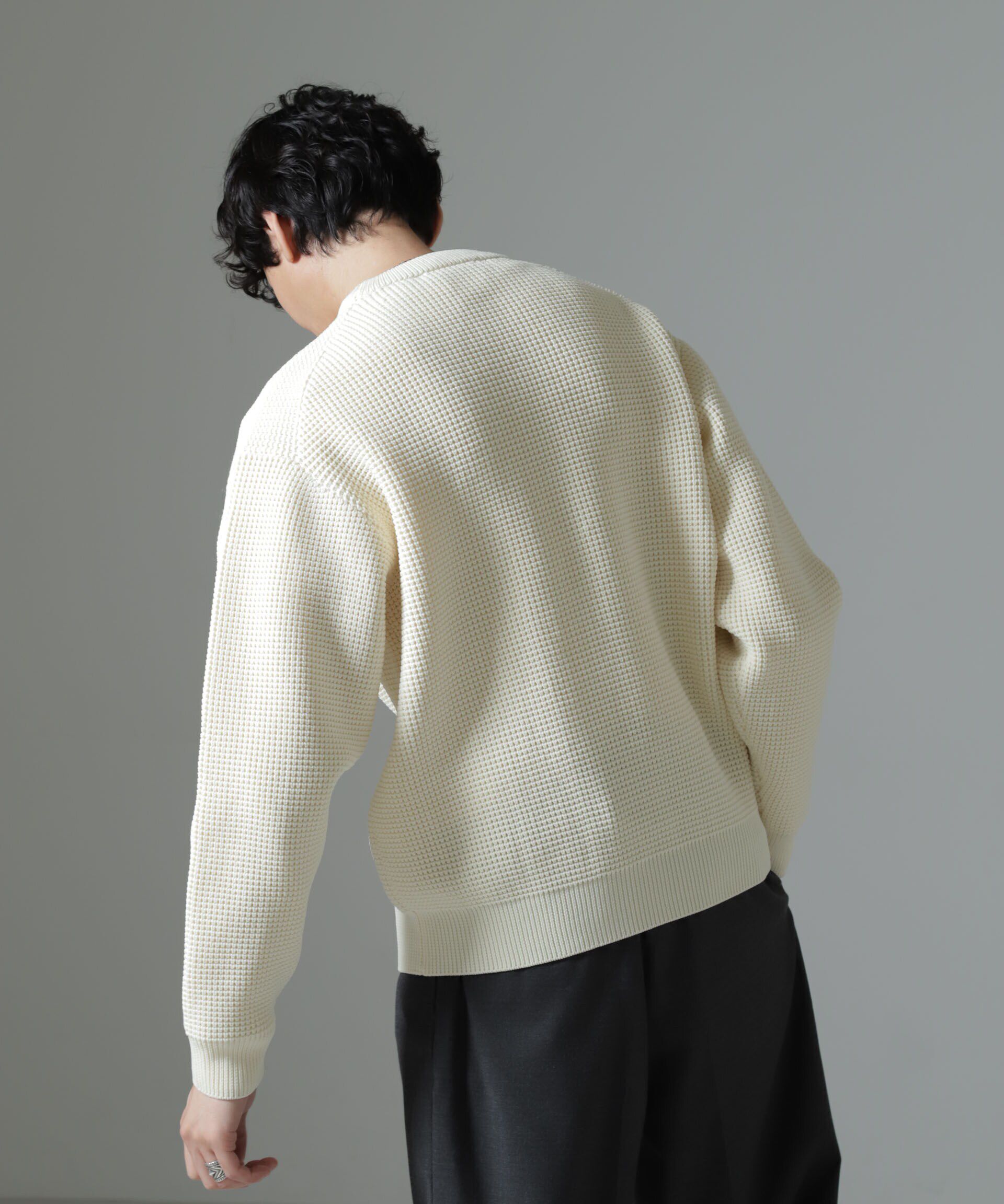 nano･universe「スポンディッシュ クルーネック」|ニット・セーター|