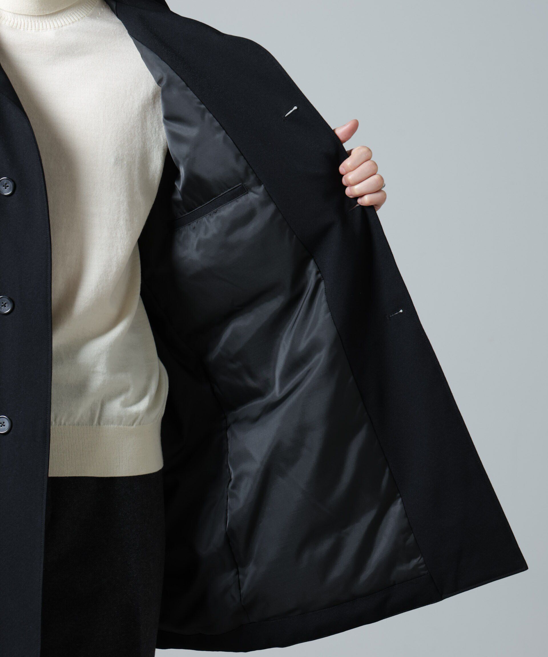 nano･universe「anewdown(R)撥水ステンカラーコート」|その他|