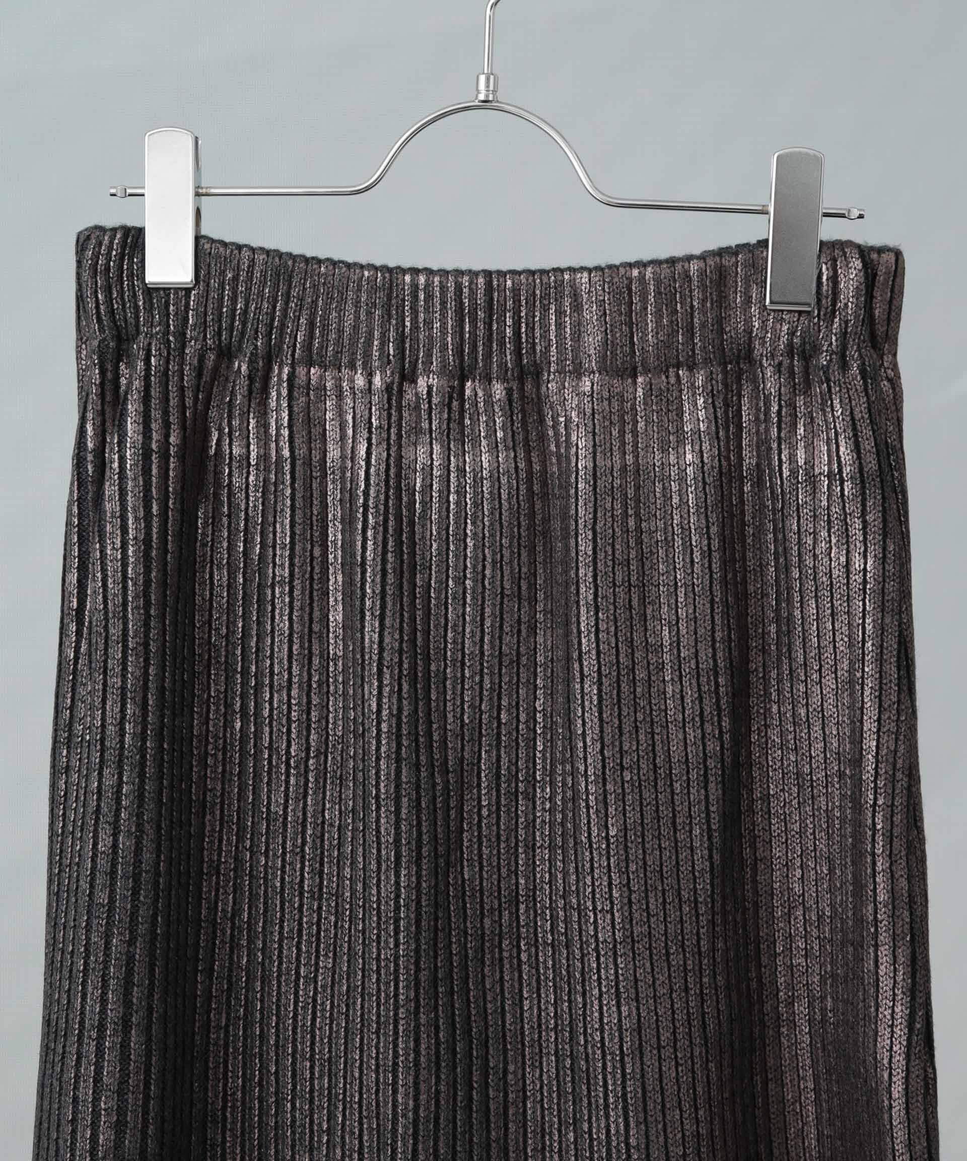 nano･universe「LOGAN/Foil スカート」|スカート|