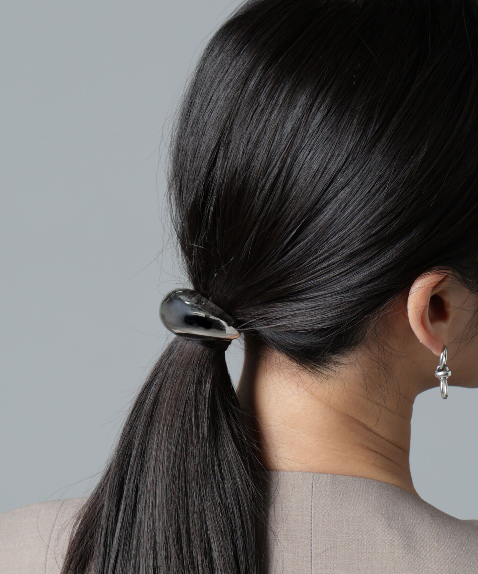 nano･universe「JAMIRAY/DROP HAIR TIE」|その他|シルバー