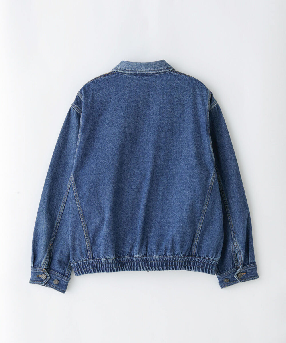 nano･universe「「HOTEL PALACE」オテルパラス 11.5ozバイオブリーチデニムブルゾン」|ブルゾン・スタジャン|