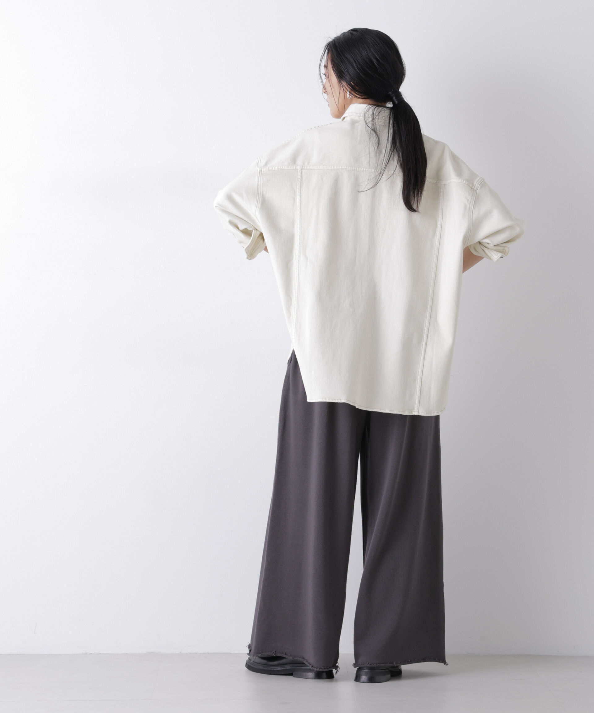 nano･universe「Healthy DENIM/別注 Almond Ecru」|シャツ・ブラウス|