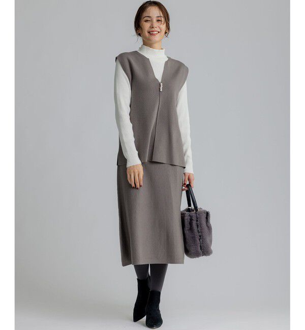 組曲「【2SET・WEB限定】ジレワンピースセット」|スーツ|