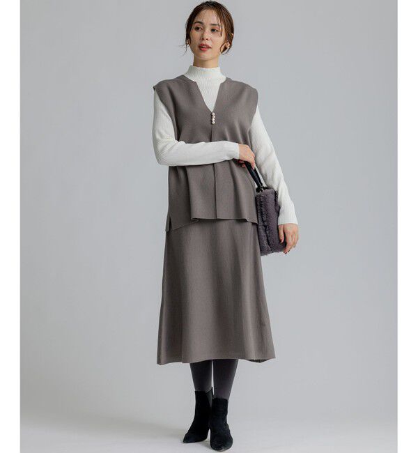 組曲「【2SET・WEB限定】ジレワンピースセット」|スーツ|