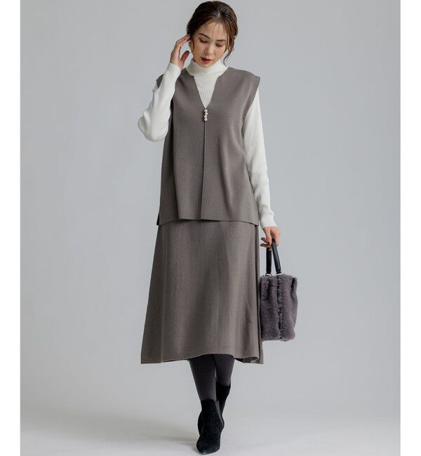 組曲「【2SET・WEB限定】ジレワンピースセット」|スーツ|