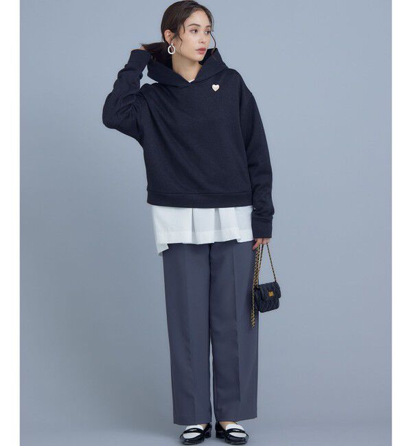 組曲「ストレッチ天竺ティアード ロングＴシャツ」|Tシャツ・カットソー|