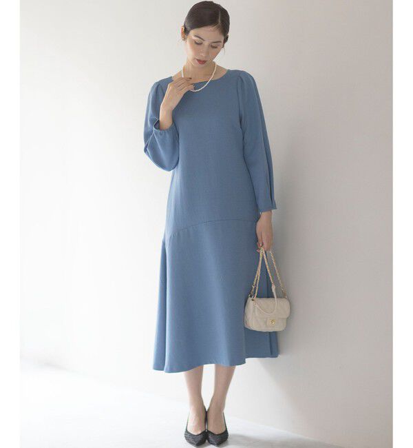 組曲「ラメジャカード ボートネックワンピース」|ワンピース|