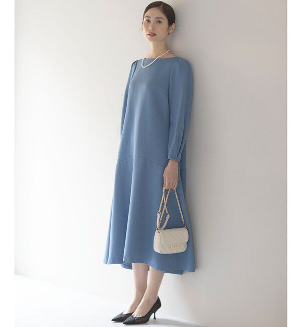 組曲「ラメジャカード ボートネックワンピース」|ワンピース|