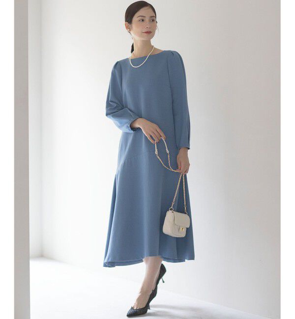 組曲「ラメジャカード ボートネックワンピース」|ワンピース|