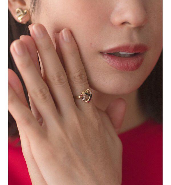 組曲「ハートプレッツェル リング」|リング|ゴールド系