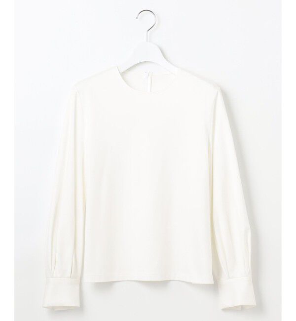 自由区「【洗える】ハイカウントパフスリーブ カットソー」|Tシャツ・カットソー|