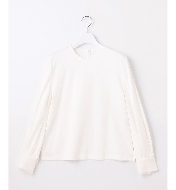 自由区「【洗える】ハイカウントパフスリーブ カットソー」|Tシャツ・カットソー|