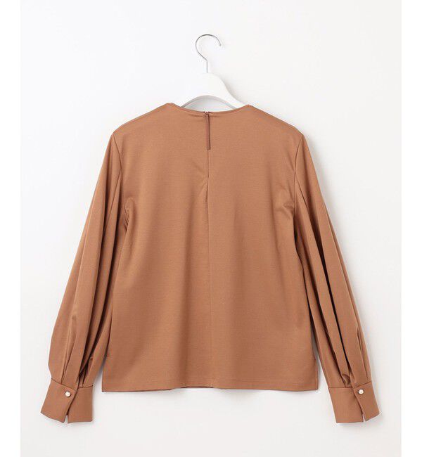 自由区「【洗える】ハイカウントパフスリーブ カットソー」|Tシャツ・カットソー|