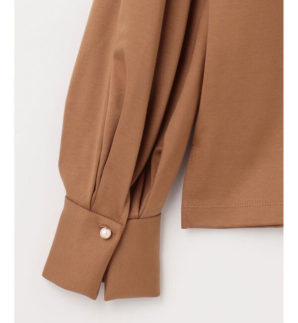 自由区「【洗える】ハイカウントパフスリーブ カットソー」|Tシャツ・カットソー|