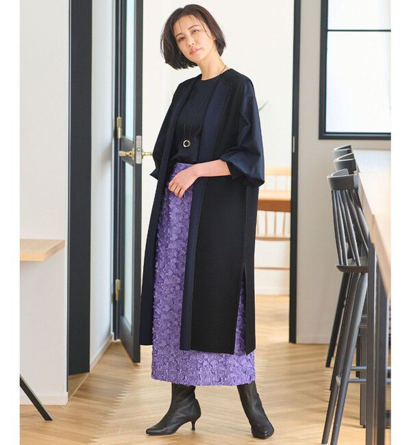 自由区「【洗える】ハイカウントパフスリーブ カットソー」|Tシャツ・カットソー|