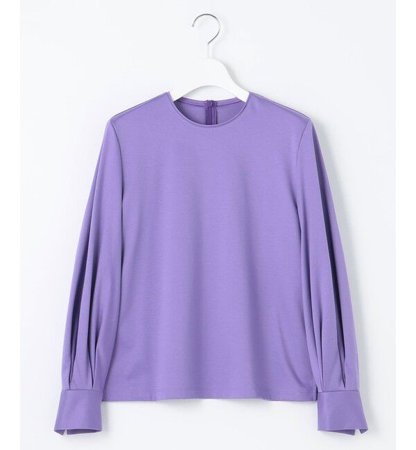 自由区「【洗える】ハイカウントパフスリーブ カットソー」|Tシャツ・カットソー|