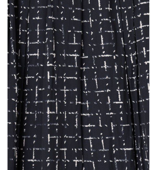 自由区「【セットアップ対応・ウエストゴム】スクラッチチェックプリント スカート」|スカート|