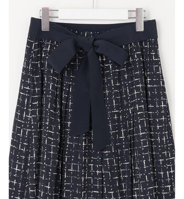 自由区「【セットアップ対応・ウエストゴム】スクラッチチェックプリント スカート」|スカート|