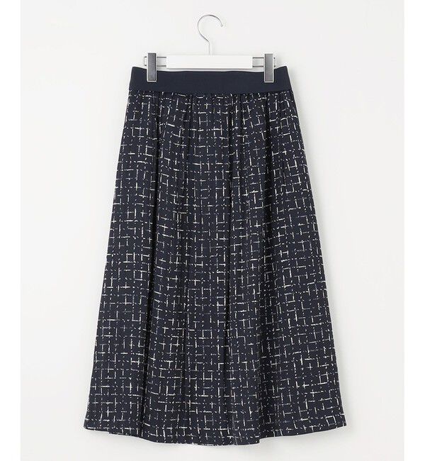 自由区「【セットアップ対応・ウエストゴム】スクラッチチェックプリント スカート」|スカート|