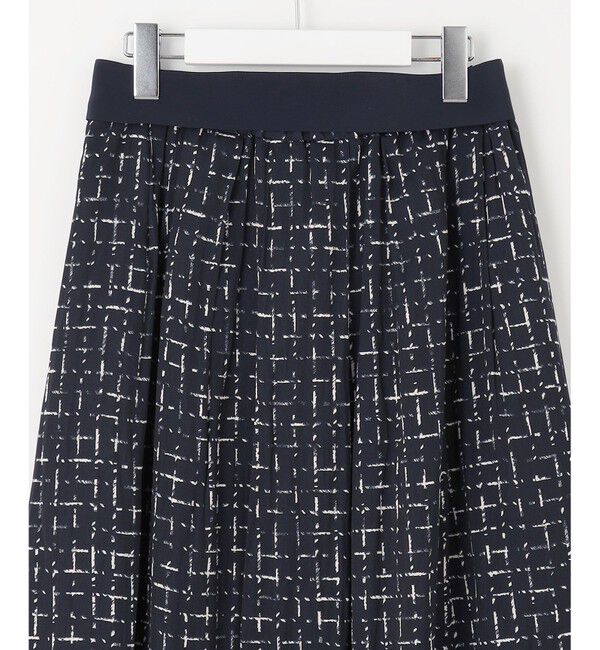 自由区「【セットアップ対応・ウエストゴム】スクラッチチェックプリント スカート」|スカート|