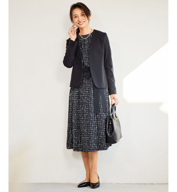 自由区「【セットアップ対応・ウエストゴム】スクラッチチェックプリント スカート」|スカート|