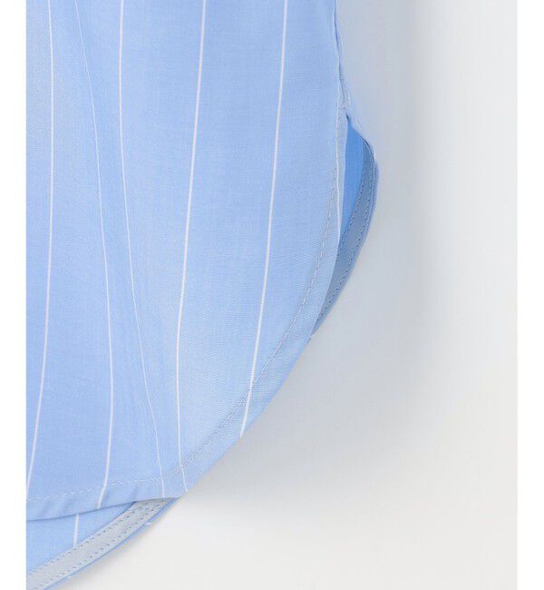 自由区「【洗える】SOMELOSテンセルバンドカラー シャツ」|シャツ・ブラウス|