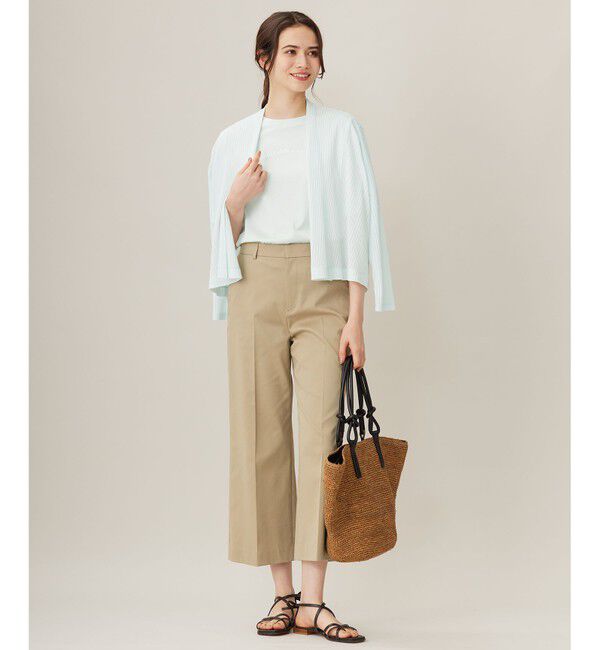 自由区「【アンサンブル対応・洗える】ハンディ カーディガン ショート丈」|カーディガン|