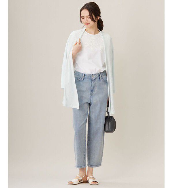 自由区「【アンサンブル対応・洗える】ハンディ カーディガン ロング丈」|カーディガン|