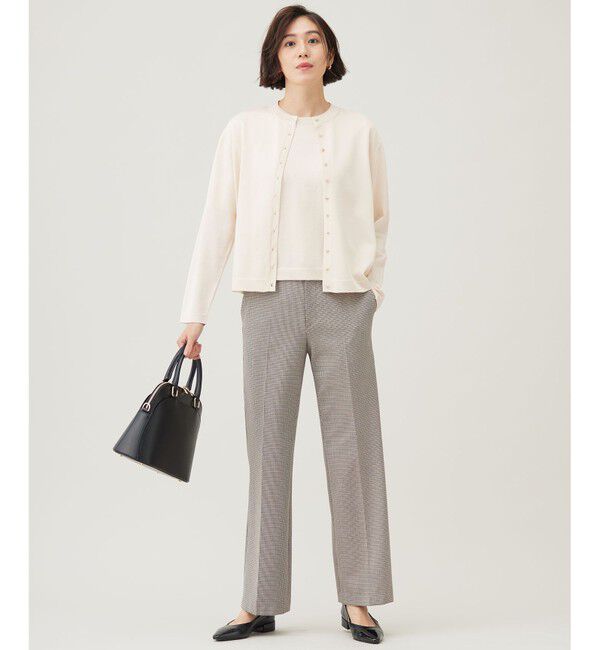 自由区「【アンサンブル対応・洗える】アセテートコットンプルオーバー ニット」|ニット・セーター|