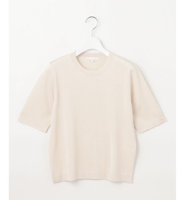 自由区「【アンサンブル対応・洗える】アセテートコットンプルオーバー ニット」|ニット・セーター|