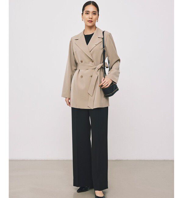 自由区「【アンサンブル対応・洗える】アセテートコットンプルオーバー ニット」|ニット・セーター|