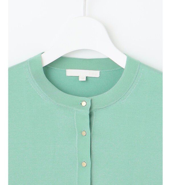 自由区「【アンサンブル対応・洗える】アセテートコットン カーディガン」|カーディガン|