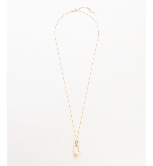 自由区「ツイストパールロング ネックレス」|ネックレス|